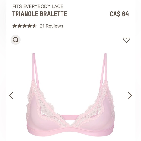 SKIMS Other - SKIMS fits everybody triangle bralette